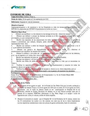 EXCLUSIVA: El informe de Invest-H que devela decenas de fallas en hospitales móviles