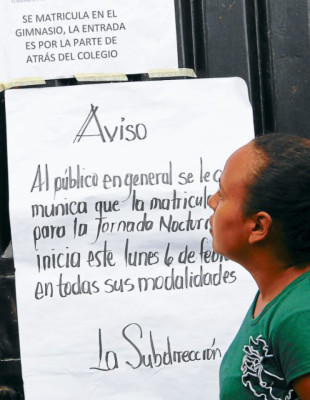 Educación a distancia casi desplaza a jornada nocturna