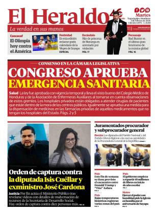 Congreso aprueba emergencia sanitaria