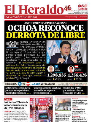 Ochoa reconoce derrota de Libre