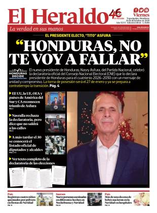 “Honduras, no te voy a fallar”