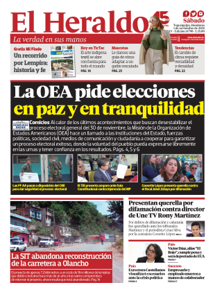 La OEA pide elecciones en paz y en tranquilidad