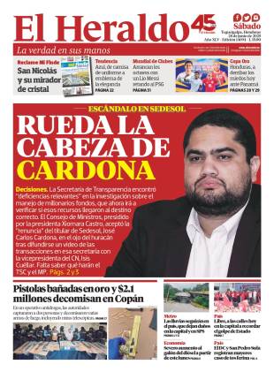 Rueda la cabeza de Cardona
