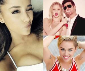 Artistas como Miley Cyrus y Robin Thicke inclusive Ariana Grande se encuentra en el ranking de los más odiados.
