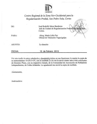 catastro informó que terreno privado era ejidal