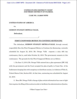 Se entrega otro miembro del cartel de los Valle y espera sentencia el 23 de octubre próximo