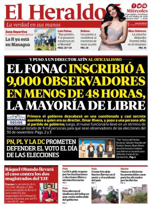 El Fonac inscribió a 9,000 observadores en menos de 48 horas, la mayoría de Libre