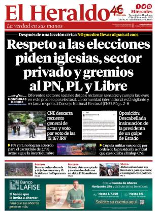 Respeto a las elecciones piden iglesias, sector privado y gremios al PN, PL y Libre