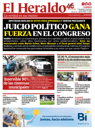 Juicio político gana fuerza en el Congreso