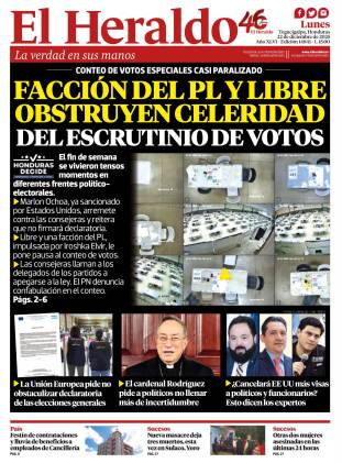 Facción del PL y Libre obstruyen celeridad del escrutinio de votos