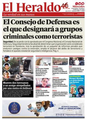 El Consejo de Defensa es el que designará a grupos criminales como terroristas