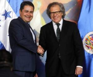 El presidente Juan Orlando Hernández le escribió al secretario de la OEA, Luis Almagro.