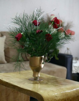 Originales creaciones de basura con uso decorativo