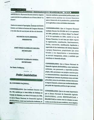 Más de 700 millones de intereses condonará Banadesa vía decreto