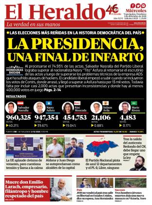 La presidencia, una final de infarto
