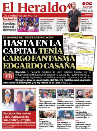 Hasta en la capital tenía cargo fantasma Edgardo Casaña