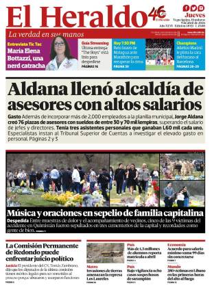 Aldana llenó alcaldía de asesores con salarios