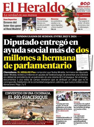 Diputado entregó en ayuda social más de dos millones a hermana de parlamentario