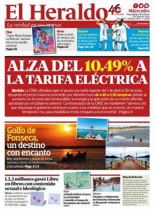 Alza del 10.49% a la tarifa eléctrica