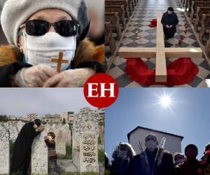 Es Domingo de Ramos y la mitad de la humanidad está sometida a un confinamiento en sus hogares. La mayoría de países que tienen como base el cristianismo permanecen bajo cuarentena, por los daños que el coronavirus ha ocasionado en sus habitantes. Fotos: AFP/ AP
