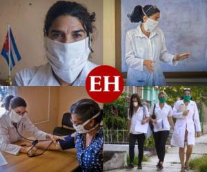 Desde que el nuevo coronavirus llegó a Cuba en marzo, la doctora Liz Caballero no ha descansado. Encargada de formar a estudiantes que recorren casa por casa en busca de nuevos casos, siente que cumple una 'tarea importante' para atender la emergencia sanitaria. Fotos: AFP