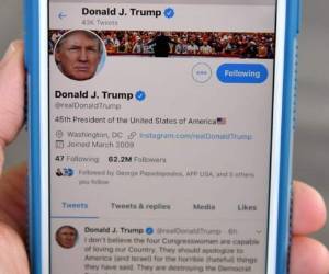 El mandatario estadounidense cuenta con miles de seguidores en su perfil oficial de Twitter. Foto: AFP
