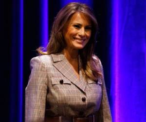 La primera dama, Melania Trump, dio negativo al coronavirus. Foto AP
