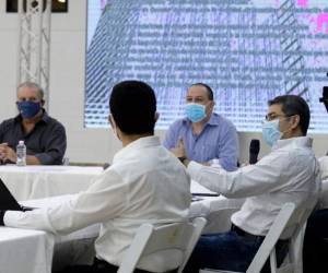 El mandatario aseguró que los proyectos serán puestos en marcha con todas las medidas de bioseguridad. Foto: Cortesía