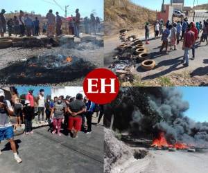 La pandemia del coronavirus ha puesto en jaque no solo al sistema sanitario del país, sino a la débil economía de los hogares de la mayoría de hondureños, quienes ante la necesidad e impotencia han salido a manifestarse a las calles aledañas a sus viviendas, exigiendo alimentos para subsistir el duro azote del virus. Fotos: EL HERALDO