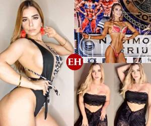 Jennifer Funes es una modelo, influencer y atleta fitness que con el paso de los años su cuerpo ha adquirido volumen, un cambio drástico en comparación a cuando empeza su vida de ejercicio. Fotos: Instagram.