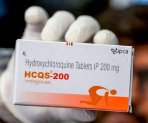 La prescripción del medicamento, utilizado para tratar otras enfermedades como la malaria, solo se recomendaba hasta ahora en los casos graves de Covid-19. Foto: AFP