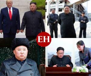 Polémico por su forma de dirigir a Corea del Norte y por sus extrañas desapariciones frente a eventos públicos y medios de comunicación, Kim Jong Un ha vuelto a convertirse en tema mundial al ser objeto de especulaciones sobre su estado de salud y por consiguiente, preguntas sobre su sucesión a la cabeza del Estado nuclear, hasta su reaparición este sábado en imágenes oficiales. Fotos: AFP/ AP