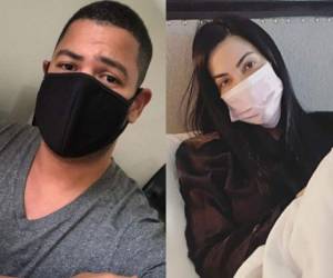 Estas fueron las fotografías que la pareja posteó en sus redes sociales para informarle a sus fans tras conocer el diagnóstico. Fotos: Cortesía @tercercielooficial
