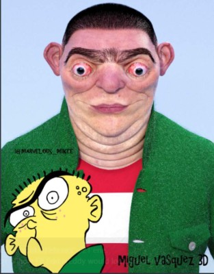 FOTOS: Así se verían estos personajes de dibujos animados en la vida real