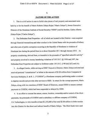 Mario Zelaya usó a su hermano de testaferro en cinco bienes