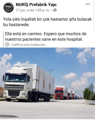 ¿Qué sabemos de la fábrica donde se hicieron los hospitales móviles?