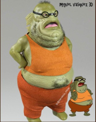 FOTOS: Así se verían estos personajes de dibujos animados en la vida real