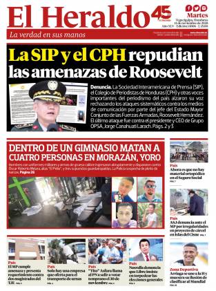 La SIP y el CPH repudian las amenazas de Roosevelt