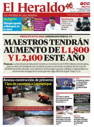 Maestros tendrán aumento de L1,800 y L 2,100 este año