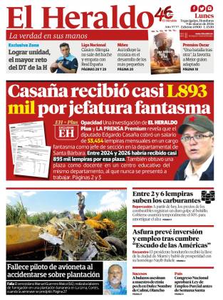 Casaña recibió casi L893 mil por jefatura fantasma