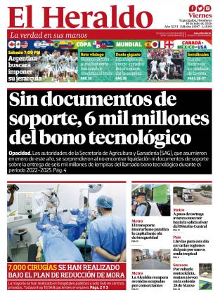 Sin documento de soporte, 6 mil millones del bono tecnológico