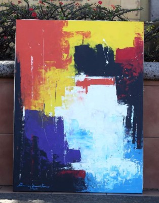 eclosión de arte abstracto en el pincel de yimy santos rumbo a argentina