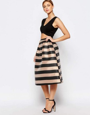 Elija el largo de la falda según la ocasión