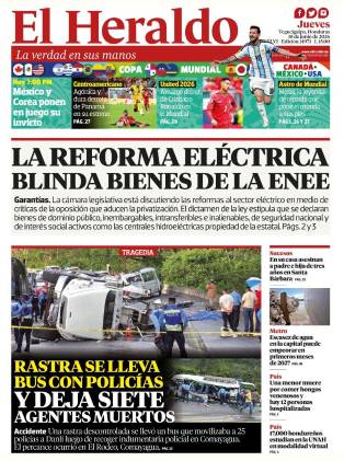 La reforma eléctrica blinda bienes de la ENEE