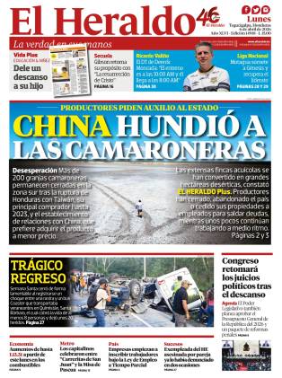 China hundió a las camaroneras
