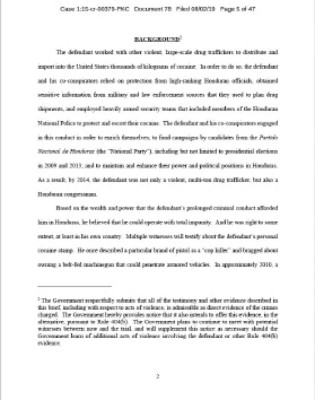 Narcos aseguran que financiaron campañas del Partido Nacional