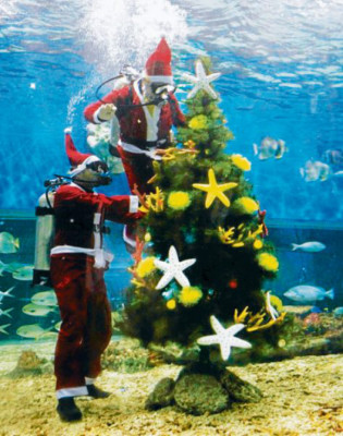 Árboles modernos, pero que mantienen la esencia de la navidad