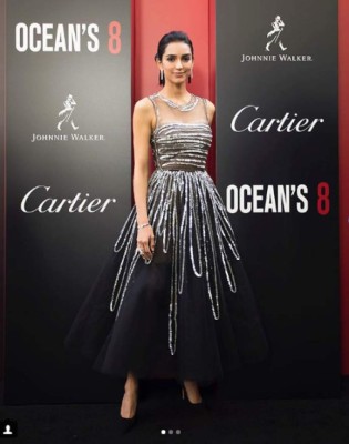 Atenas Hernández entre los invitados a la premier de Ocean's 8