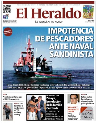 IMPOTENCIA DE PESCADORES ANTE NAVAL SANDINISTA