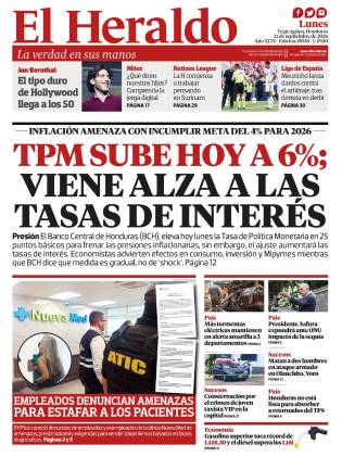TPM sube hoy a 6%; viene alza a las tasas de interés